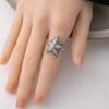 Anillo de Estrella de Cinco Puntas Personalizado Hip-hop Transfronterizo Europeo y Americano Punk Retro Anillo de Águila Anillo de Calavera Diablo Mujeres