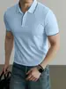 Camiseta de Manga Corta de Modal de Alta Gama para Hombre Hengyuanxiang 2026 Verano Nueva Camisa Polo Camiseta para Hombre Ropa de Trabajo