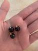 Botones de resina de color sólido con pata alta, cuentas redondas de ojo de gato incrustadas de diamantes de 10 mm en stock, botones decorativos para camisa, suéter, cheongsam, Jane