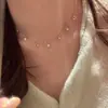 Venta Caliente en Xiaohongshu Serie Estrella y Luna Collar con Borlas Pulsera de Estrella Única de Gama Alta Versátil Joyería de Nicho