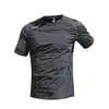 Camiseta de Manga Curta para Homem, Roupa de Verão Fina de Secagem Rápida, Top Esportivo de Manga Curta, Nova Camiseta Esportiva Casual de Manga Curta para Homem