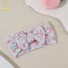Accesorios Europeos para el Cabello de Niños Jacquard Ala Ancha Lazo Protección Suave de la Fontanela del Bebé Elástica Diadema Ancha Decorativa