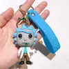 Llavero de Dibujos Animados Rick y Morty para Pareja, Llavero Personalizado para Coche, Colgante Creativo para Llavero de Mochila