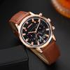 Reloj de cuarzo con calendario para hombre LIANDU piel de camarón deseo reloj deportivo para hombre reloj de negocios de PU para hombre al por mayor