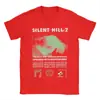 Camisetas Masculinas SilenT Hill 2 Roupas de Algodão Casuais Manga Curta