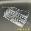 Caja de Plástico para Tarjetas de Presentación, Portatarjetas de Presentación Transparente, Soporte Creativo para Exhibición de Tarjetas, Caja de Almacenamiento para Tarjetas de Presentación de Exposiciones con Impresión de Logo