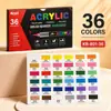 Marcadores Acrílicos de Tinta Líquida con Punta Suave para el Arte de Estudiantes de Primaria, No traspasan, Lápices de Colores Apilables