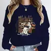 Sudadera Transfronteriza Halloween Fantasma Nacido Demasiado Rojo Forzado a Trabajar Pri Talla Europea