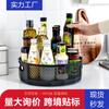 Estante giratorio para condimentos, caja de almacenamiento de escritorio, estante de almacenamiento para el hogar, cesta de almacenamiento para baño, plato giratorio, estante de almacenamiento para cocina