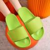 Pantuflas de Velcro Estampadas Personalizadas con Patrón de Logo Texto Pantuflas Antideslizantes de Interior Verano para Hombres y Mujeres Calzado Exterior Pantuflas de PVC
