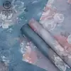 Papel de Envoltura Nuevo Estilo Jardín de Ensueño Ramo de Flores Papel de Pintura al Óleo Elementos de Flores de Peonía Materiales para Floristería Empaque