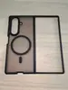 Fandun Funda Magnética para Teléfono Adecuada para Samsung Plegable Z Fold7 Moderna Creativa Plegado Arriba-Abajo Z Flip7 Anti-Caída