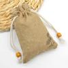 Bolsa de lino imitación loto bolsa de sachet cuentas de Buda texto juego bolsa de joyería bolsa de sachet bolsa de sachet anti-mosquitos bolsa vacía en stock bolsa