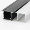 Perfil de Aluminio para Luz Lineal, Canaleta de Aluminio para Luz de Aleación de Aluminio, Canaleta de Aluminio para Luz Lineal, Luz Lineal de Techo de Doble Párpado, Canaleta de Aluminio para Luz Lineal