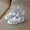 Sandalias para Niña, Zapatos Romanos de Caña Alta para Niños, Nuevos Zapatos de Verano 2026 para Niños, Zapatos de Playa de Moda y Versátiles para Niñas Pequeñas