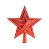 Estrella Dorada de Cinco Puntas Recortada en Tres Dimensiones Adorno para la Punta del Árbol de Navidad Suministros para Decoración de Fiestas Accesorios de Decoración de Corona para Árbol de Navidad