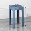 Directamente del fabricante, taburetes de plástico engrosados para uso doméstico, taburetes de comedor apilables, cómodos para sentarse a largo plazo, taburetes de molino de viento