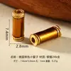 Joias Personalizadas Prata S925 Banhada a Ouro Esmalte Contas Cilindro Contas Espaçadoras Pulseira DIY Feita à Mão Colar Materiais para Joias Acessórios