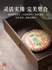 Mesa de Chá Móvel, Nova Mesa de Chá Doméstica Estilo Chinês, Pequena Mesa de Chá Não de Madeira Maciça, Chaleira de Escritório, Armário de Armazenamento de Carrinho de Chá Integrado