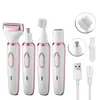Depilador Elétrico Feminino para Cuidados Íntimos, Dispositivo Tudo-em-Um para Aparar e Depilar Pelos das Axilas, Pelos Pubianos e Áreas Íntimas