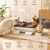 Novo comedouro inteligente para gatos e cães, resfriador e conservador de frescor totalmente automático para uso doméstico