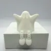 Decorações de Festa Fantasma para Natal e Halloween Impressas em 3D Transfronteiriças com Articulações de Pernas Móveis, Modelo de Mini Cena