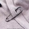 Broche de Lapela Decorativo Estilo Coreano Simples Argola Versátil Fivela de Pino Arte para Casacos e Lenços Femininos Fujiany