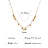 Diseño Minimalista Europeo y Americano Cadena para Clavícula de Disco Dorado, Collar Versátil con Colgante Personalizado de Cara Sonriente Sol Estrella de Lujo Ligero para Mujeres