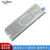 RXLG 60W 80W 100W resistor de frenagem trapezoidal com carcaça de alumínio para inversor, motor servo, resistor com carcaça de alumínio