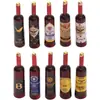 Botella pequeña de vino tinto seco tridimensional simulación adornos en miniatura hechos a mano DIY joyería accesorios de resina material venta al por mayor