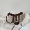 Bolsa de Hombro Maillard para Mujer 2026 Nuevo Otoño Retro Gamuza Hombro Axila Cruzada Cubo