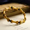 Pulsera de Cuentas de Hueso de Yak de Xizang Wen Juega Pulsera de Etiqueta de Hueso Zakilam Joyería de Estilo Étnico Venta al por Mayor Femenino Masculino