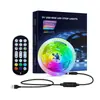 Luz de Fondo LED para TV Keshu Transfronteriza Set de Luces de Escritorio para E-Sports y Ambiente con Música Tira de Luces USB 5V