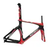 Cuadro de Bicicleta de Triatlón de Carbono Rojo Cuadro de Bicicleta TT Cuadro para Contrarreloj 700x23c