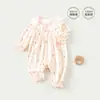 Mameluco para bebé, pijama de algodón puro para primavera y otoño para recién nacidos, mameluco para bebé, ropa de otoño para bebés