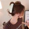 Pinza de Agarre Vintage Estilo Francés Imitación Ácido Acético Grande Parte Trasera de la Cabeza Agarre Disco Cabello Horquilla de Perlas para Mujer Pinza de Tiburón Accesorios para el Cabello Sombrerería