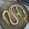 Cordón Tibetano Algodón Frotado a Mano Tejido a Mano Colgante para Colgar en el Cuello Cordón de Thangka Colgante de Jade Cadena de Colgante Wenwan