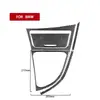 Aplicável a BMW Série 1 E81 E82 E87 E88 08-13 Fibra de Carbono Modificação Interna Alavanca de Câmbio Console Central Elevação