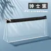 Bolsa de Lápices Transparente para Exámenes, Bolsa Especial de Papelería para Estudiantes de Primaria, Especial para Exámenes, Caja de Papelería Simple para Mujeres, Almacenamiento de Bolsa de Lápices