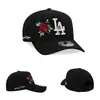 Novo Boné de Baseball Bordado da MLB para Homens e Mulheres, Chapéu de Sol Hip-Hop, Boné com Aba Fashionável e Versátil para Proteção Solar
