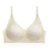 Vendas Diretas de Fábrica de Modelos Populares Transfronteiriços: Sutiã Sem Fio para Seios Pequenos, Sutiã Push-Up e Levanta-Busto, Lingerie Anti-Queda em Renda Francesa
