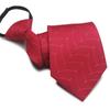 Corbata con cremallera de 8 cm al por mayor perezosa fácil de jalar sin nudo 7 cm para hombre negocios formal morado rojo rojo oscuro