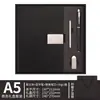 Conjunto de Presente de Caderno Transfronteiriço com Logo e Listras Verticais, Caderno para Escritório, Conjunto Criativo de Copo Térmico