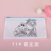 Estuche para Lápices Graffiti Cpce Doble Cara Tela No Tejida Rpet Estuche para Papelería Infantil Bolsa con Cremallera para Colorear Dibujos Animados Temporada de Regreso a Clases