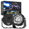 Farol de LED Redondo a Laser 4 polegadas para Off-Road com Sinal DRL para Modificação de Carro Luz de Trabalho LED Excluindo Imposto