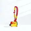Colgante de Muñeca de Peluche de Pony para Año Nuevo Decoración Versátil para Mochila Llavero de Dibujos Animados Adorno para Coche Teléfono Móvil Caballo Naranja