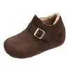 Sapatos Birkenstock de Inverno com Plush, Couro Macio Fosco, Cobertura Total, Aumento de Altura de 5cm, Novos Sapatos Birkenstock Peludos com Sola Grossa, Sapatos de Algodão 2025