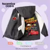 Chaqueta de Esquí para Niños con Forro de Felpa Cars Rayo McQueen Mate Bloque de Color con Capucha Ropa Exterior Gruesa de Otoño/Invierno para Niños