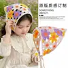 Accesorios para el Cabello de Primavera y Verano para Niñas, Estilo Pastoral, Diadema Linda de Encaje con Calados, Diadema Integrada de Pañuelo Triangular