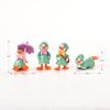 Capa de chuva de fábrica patinho micro paisagismo ornamentos de jardinagem DIY guarda-chuva capa de chuva pato fofo artesanato de plástico